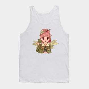 Nerd Fairy Girl Tank Top